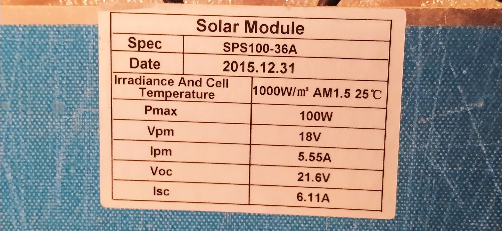 Соларен панел 100W гъвкав