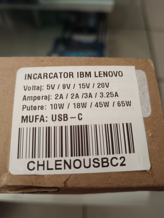 Vind încărcător Lenovo tip C 65 w