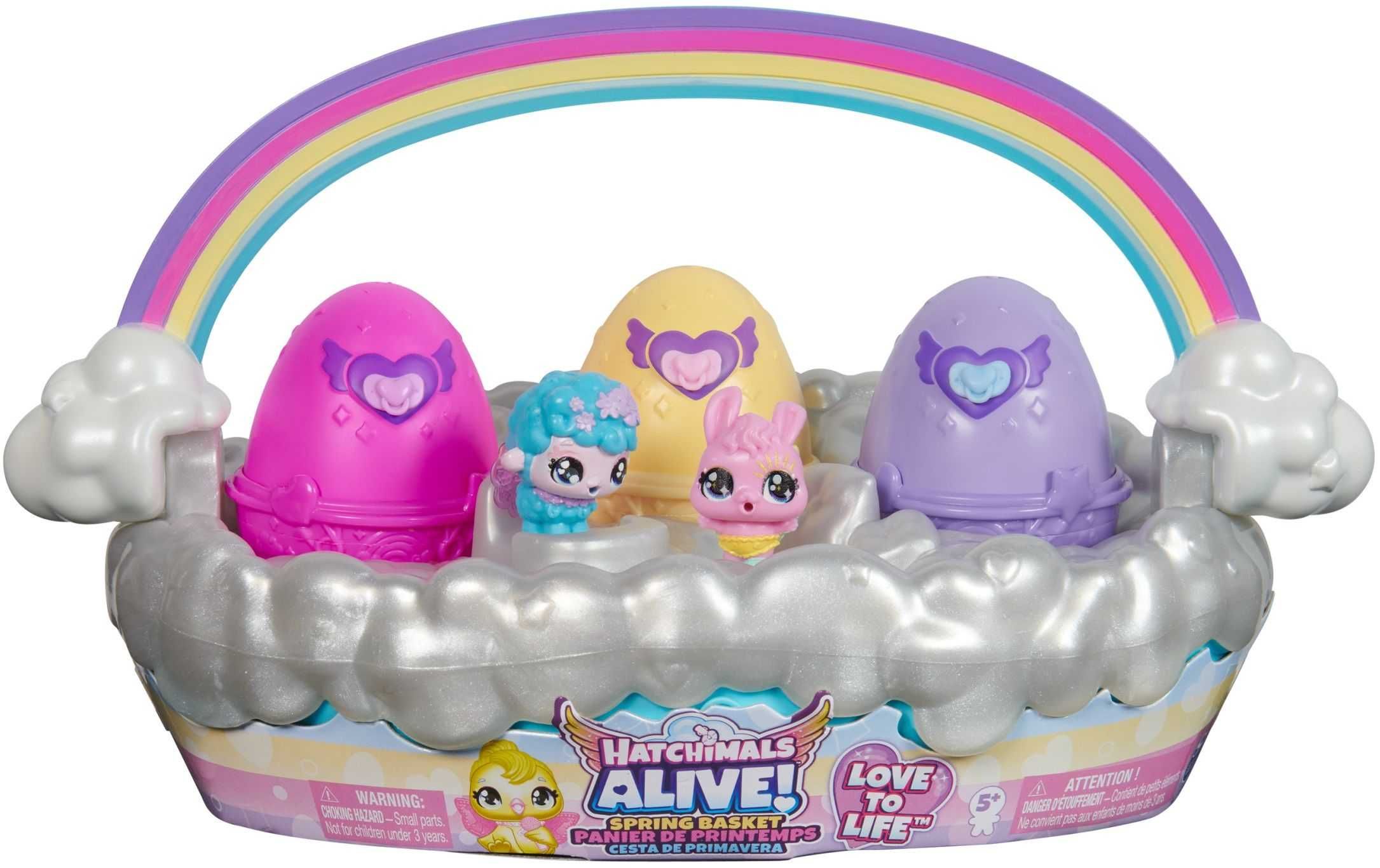 Hatchimals Alive Комплект яйце изненада кошница количка - 3 вида НОВИ