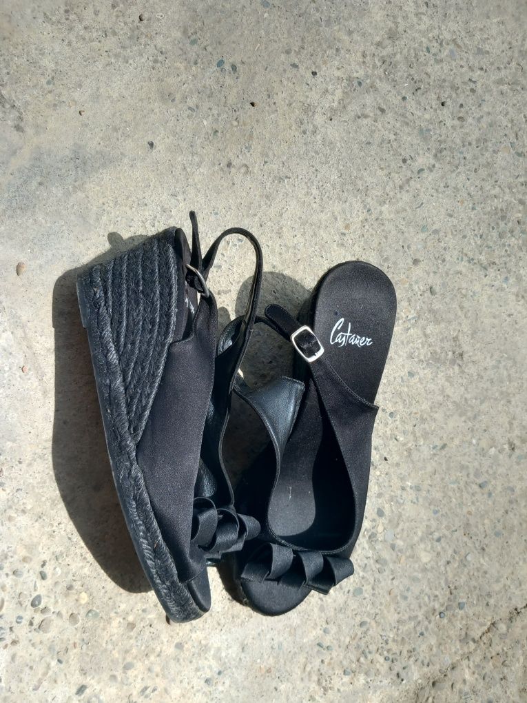 Sandale platforma negre