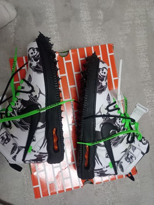 Nike Air Force 1 Mid SP Off White Grim Reaper