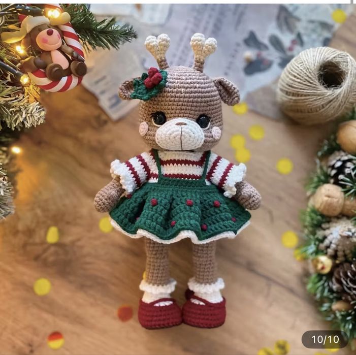 Vand jucarie de craciun crosetata