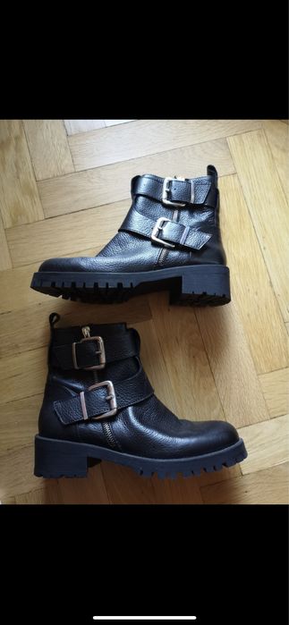 Ghete piele Zara