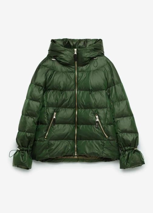 Zara Дамско Есенно Зимно Яке с Пух