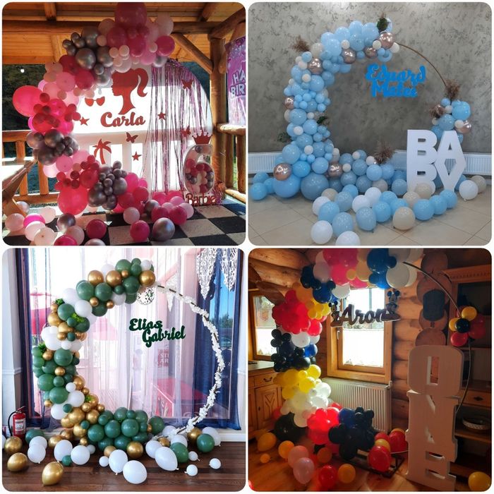 Arcada cu baloane decoratiuni