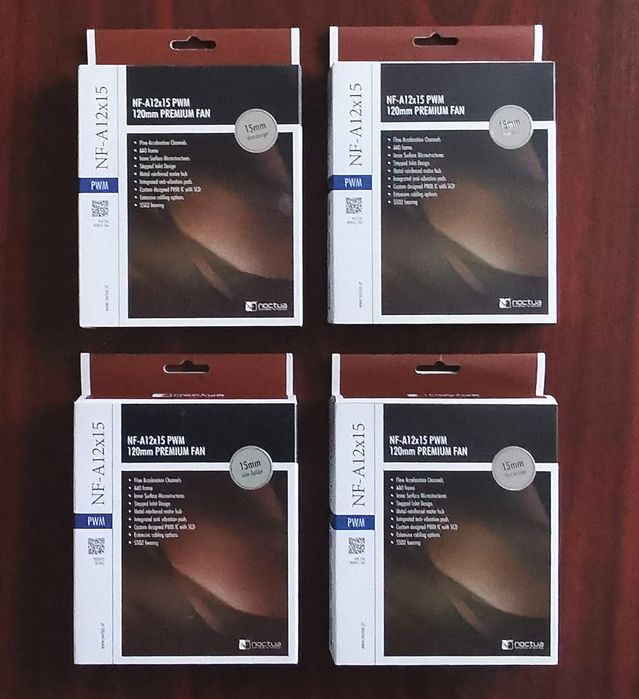 Ventilator Noctua NF-A12X15 PWM 120mm (4 buc, nou)