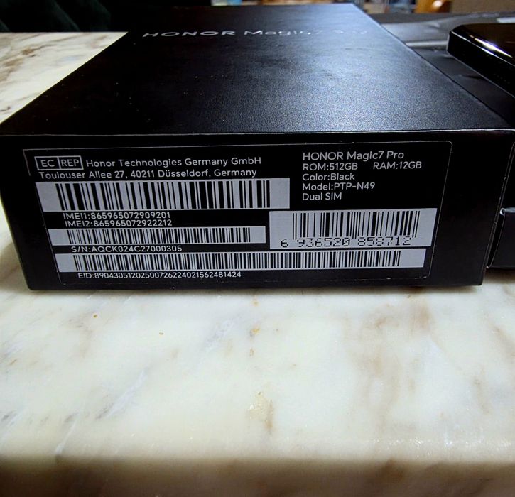 Honor Magic 7 Pro Black 512/12gb Като нов! Гаранция!