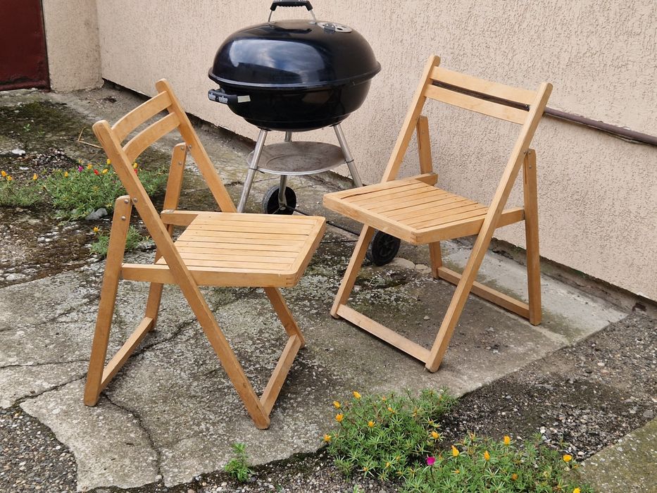 Scaun pliabil Hofman set de 2 bucăți solide masive pliabile