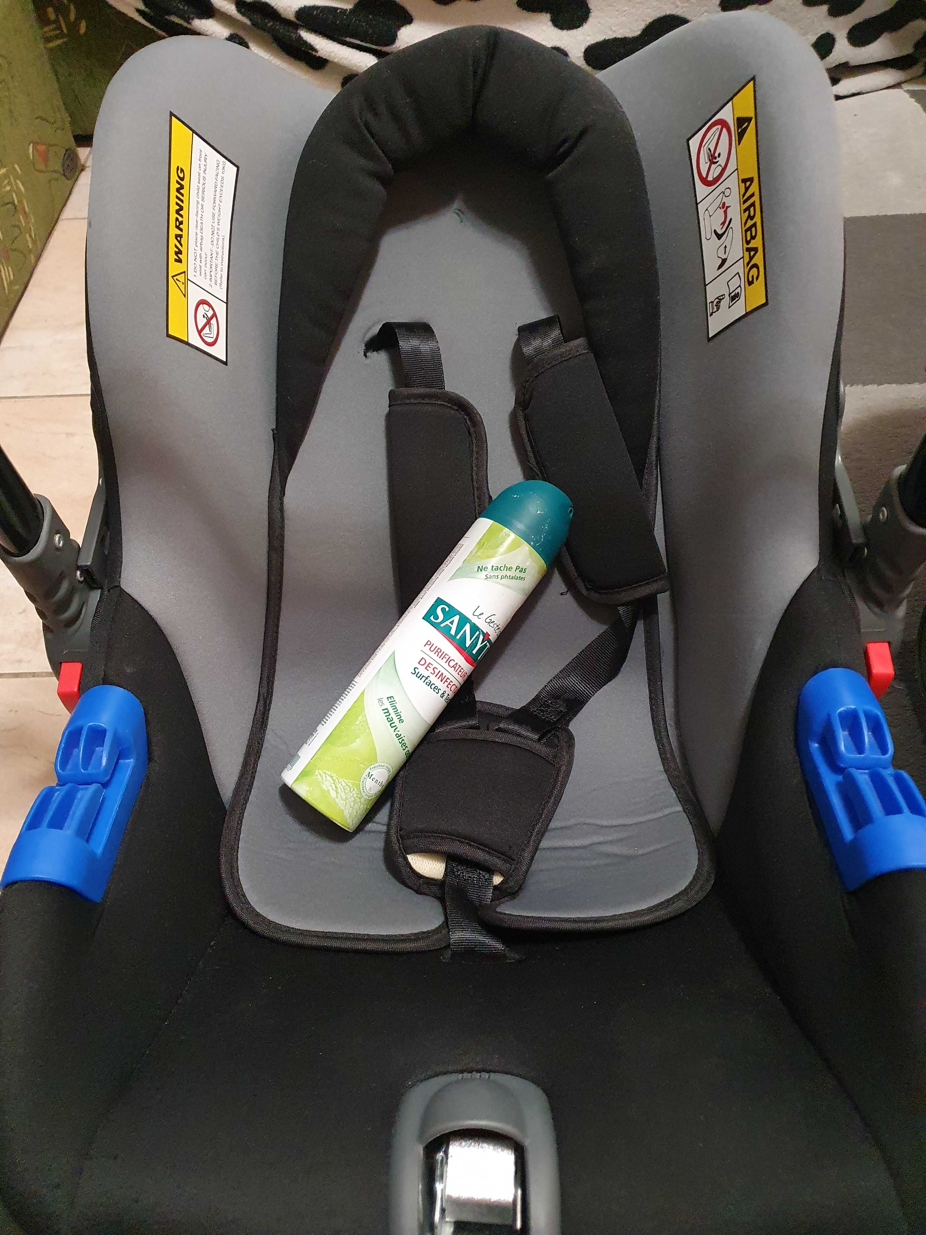 Scaun auto nou nascuti 0-13 kg, 0 ani plus, pt masini fara ISOFIX