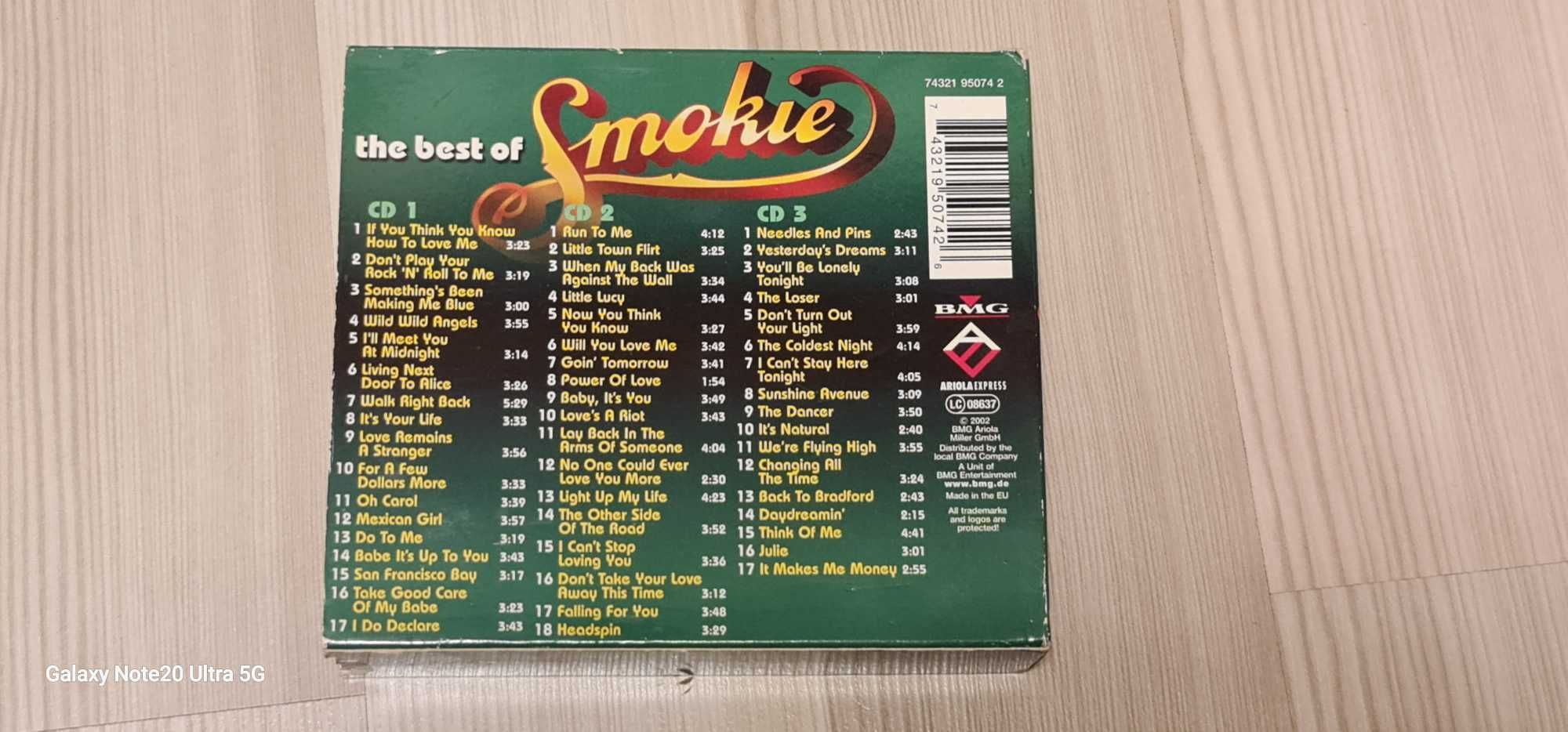 SMOKIE The Best 3 Dvd-uri,Originale cu Licenta,in stare Foarte Buna