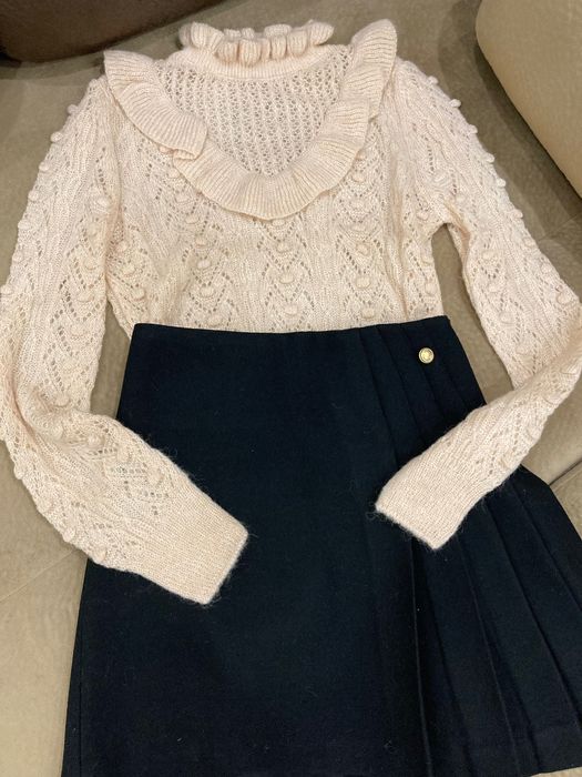 Пола и пуловер Zara, Avin, Christine fashion