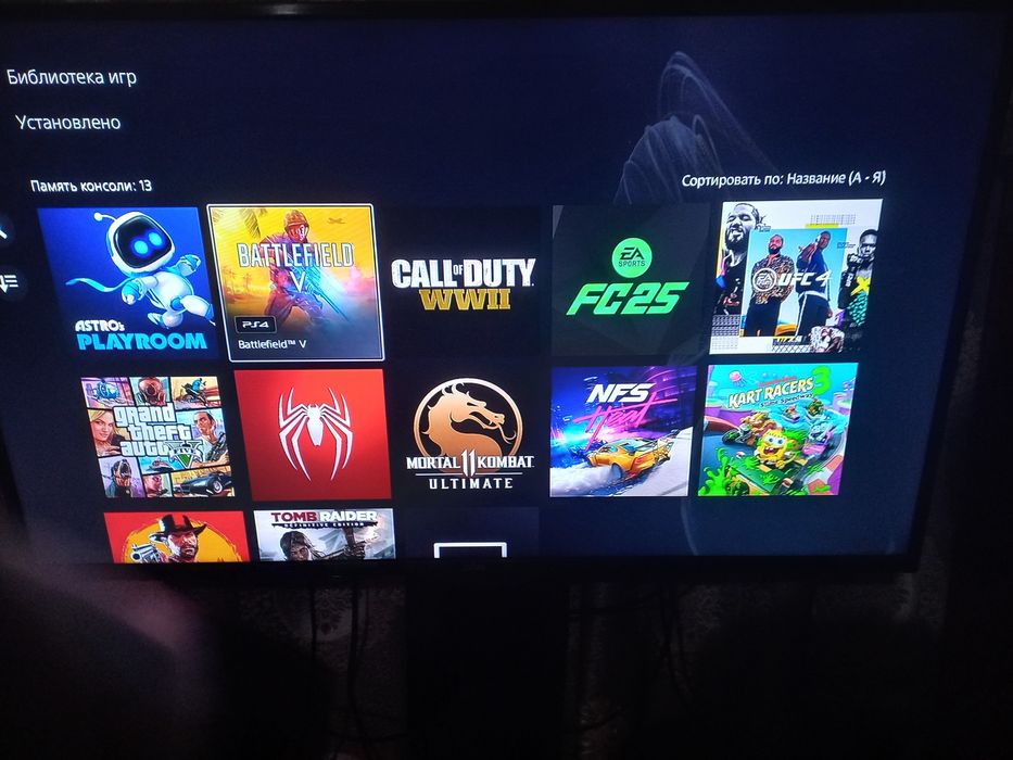 PS5 slimi ideal 1TB hotirasi o'yinlari yozilgan 2 ta original djoystik