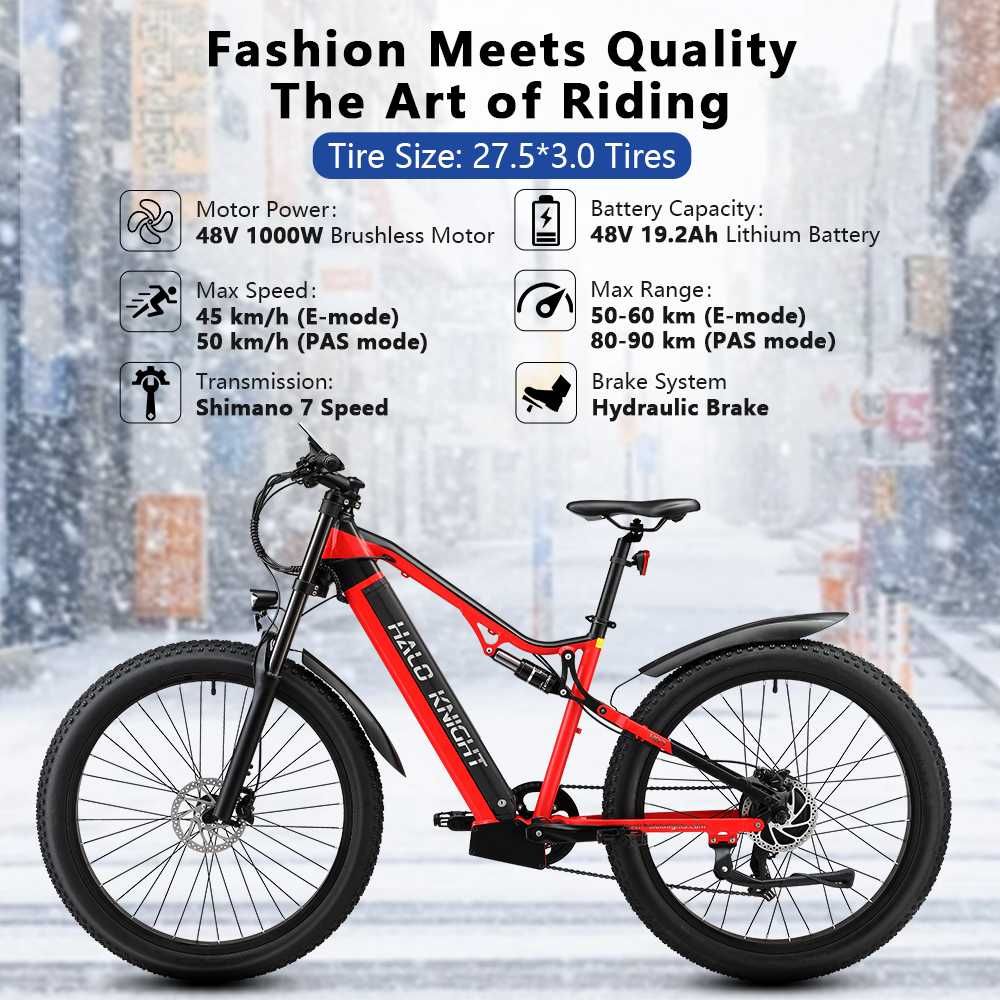 Bicicleta Electrica HALO KNIGHT H03 SIGILATA