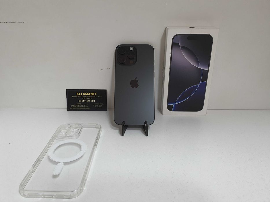 iPhone 16 Pro Max, Garantie - KLI Amanet