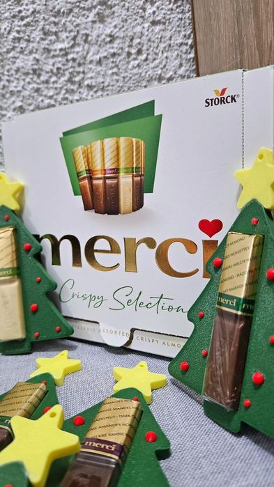 Коледна украса за елха с бонбон