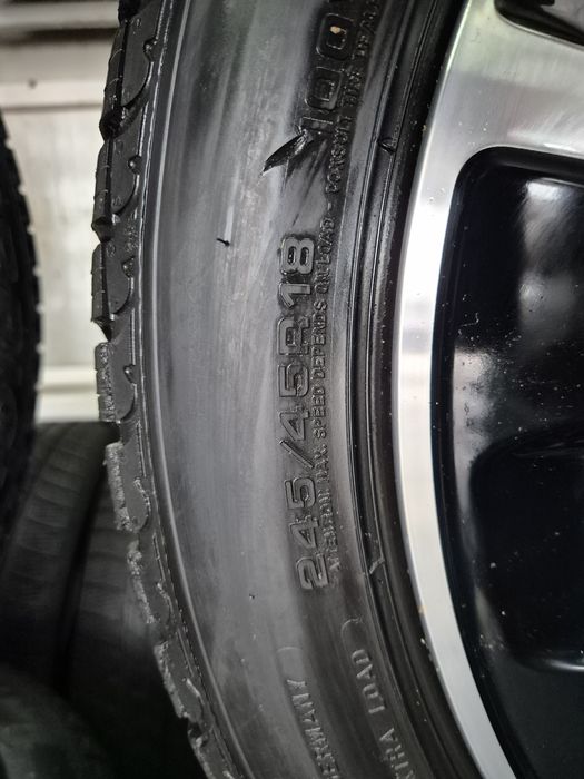 Vand jante Mercedes E cu anvelope iarna