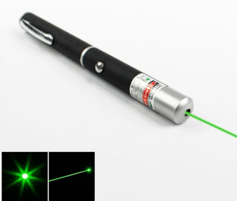 Лазер, показалка, фенер, зелена светлина 5mW
