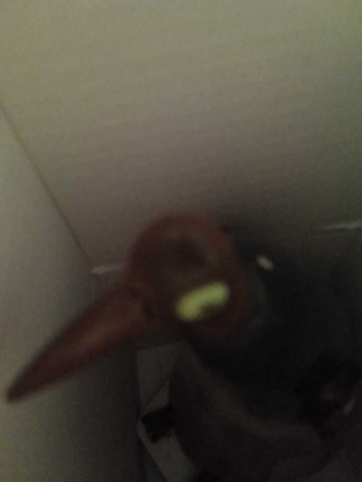 Фигура Пингвин от рог (14,5 см), ръчна изработка