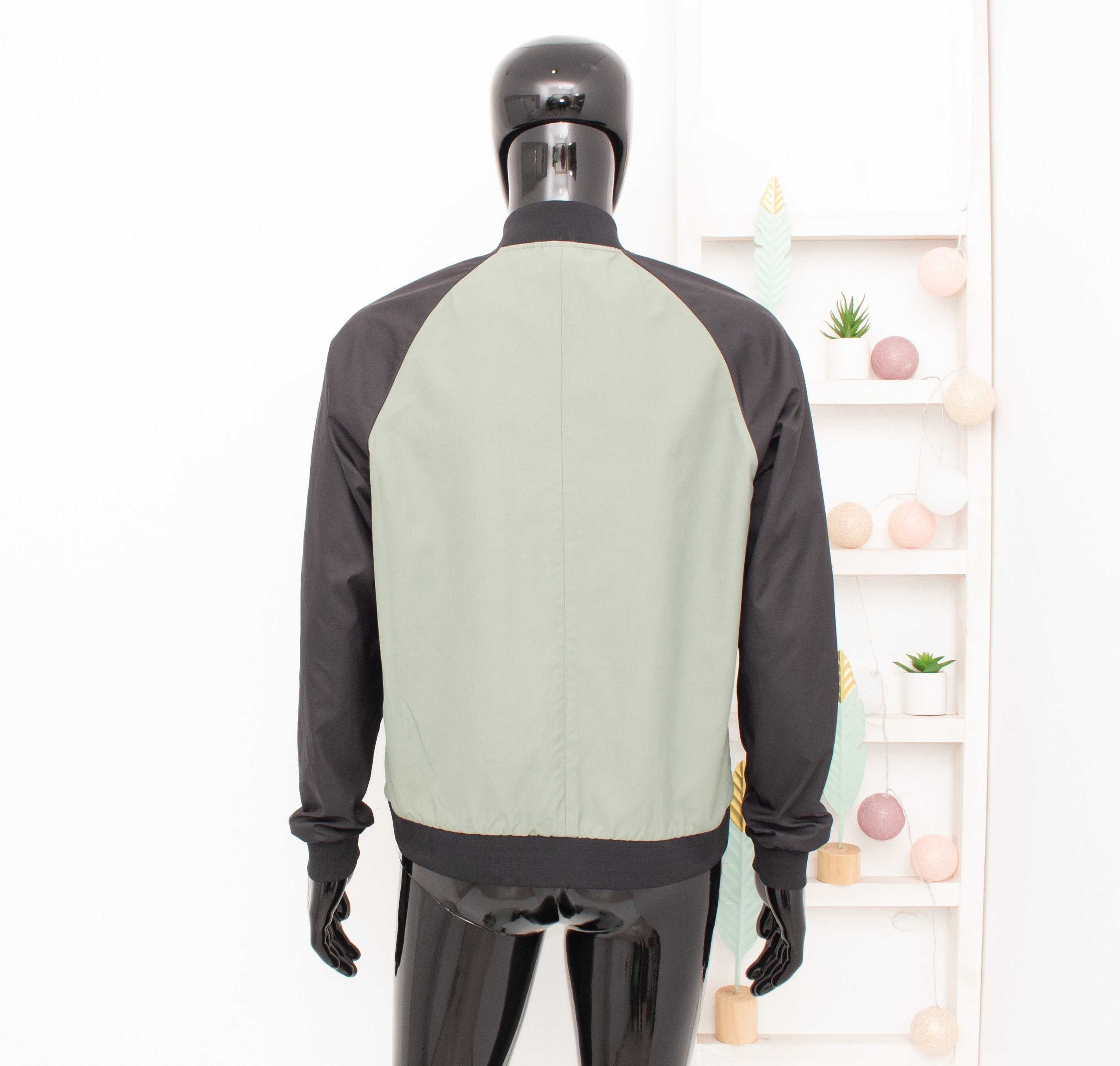 Nike оригинално мъжко яке bomber черно зелено колежанско М