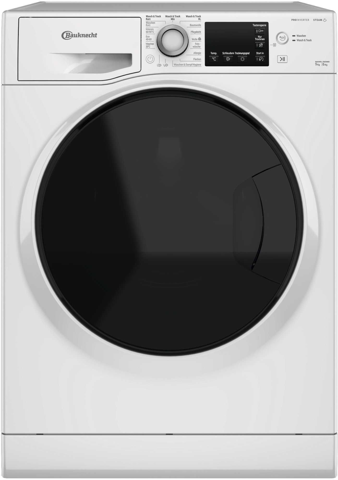 Пералня със сушилня BAUKNECHT WT Super Eco 96S 41 N, 9/6 кг