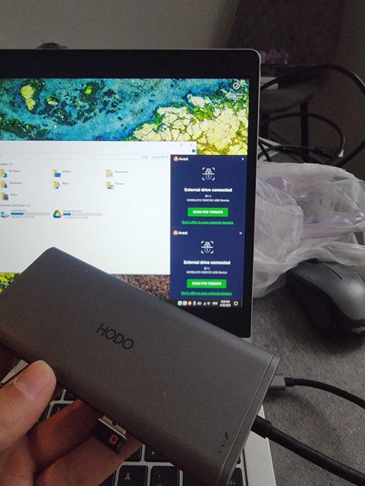 dock usb c thunderbolt hub, hdmi, rj45, hp hsa-q001pr