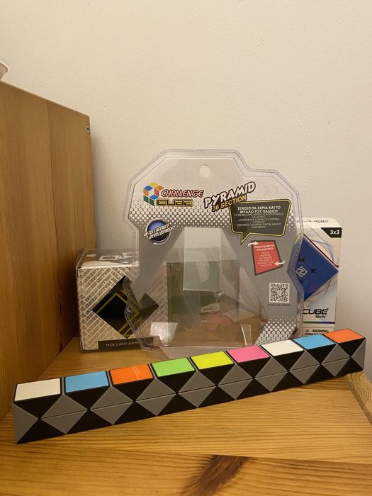 3 cuburi rubice în stare foarte bună