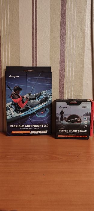 Deeper prо+2 и две стойки за лодка или каяк