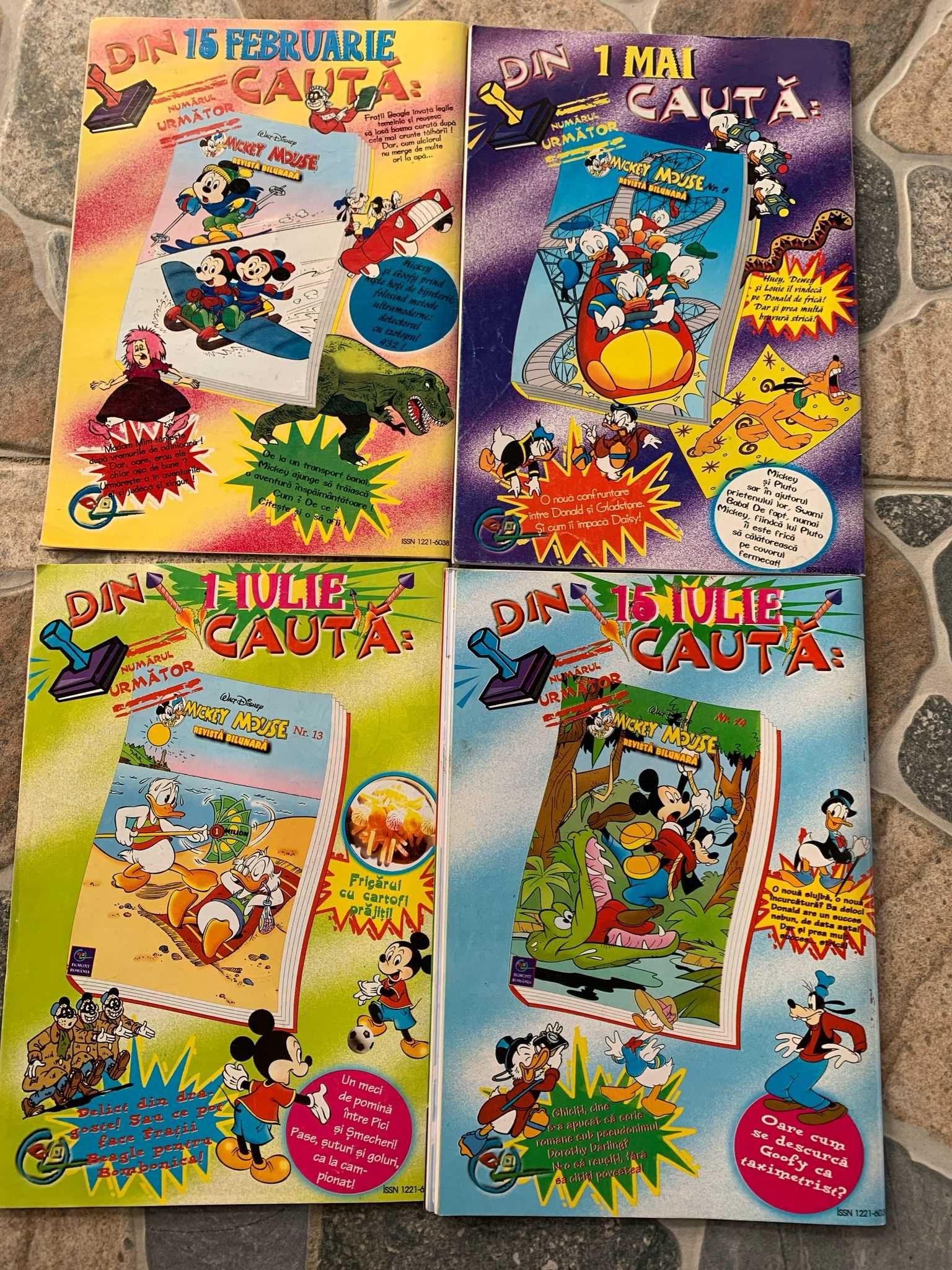 De vanzare reviste Mickey mouse din ani 2000 in lb.romana