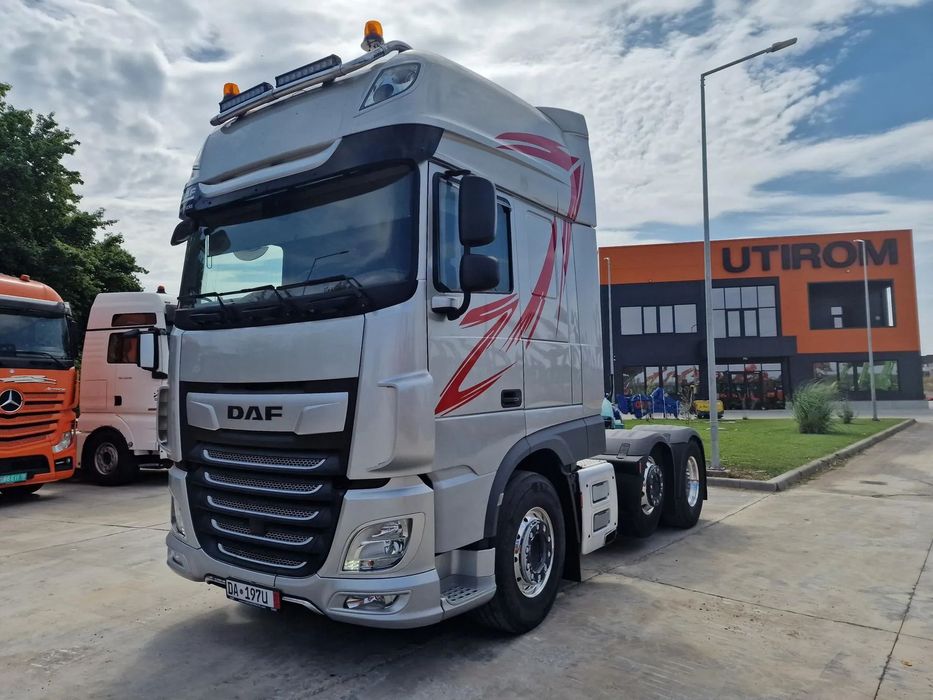DAF XF530 6x2, 2020, 398.624km, EURO 6, Manuala+RETARDER 6 trepte, Aer conditionat Statioinare, Proictoare, Jante ALUMINIU, rez 590l, Anv 90% ok, Aeropachet, posibilitate leasing, CIV, rulat in Germania-PROMOTIE 39.900 EUR+Tva