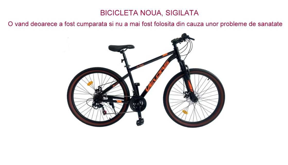 Bicicleta noua cu roti 27.5" sigilata + antifurt bicicleta cu cifru