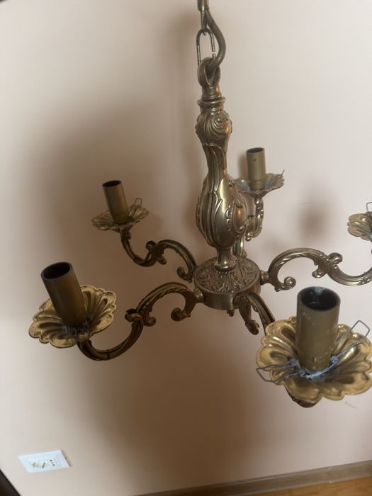 Candelabru vintage bronz