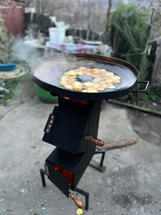 Sobă rachetă 120x120x4mm / 150x150x4mm