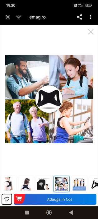 Corector postura inteligent