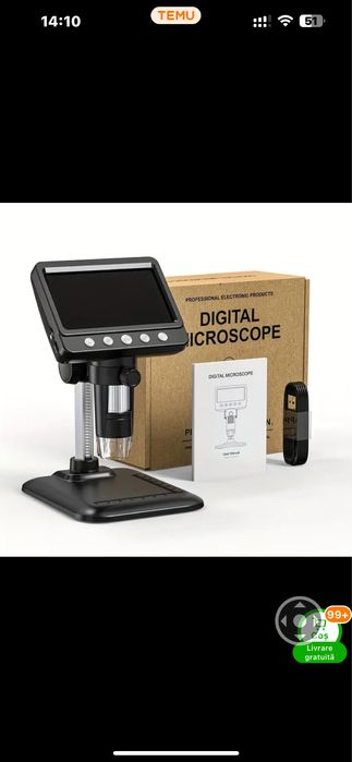 Microscop digital 4.3 inch,Compatibil PC,NOU