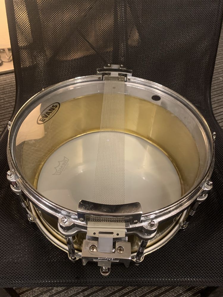 Snare Pearl Free Floating 14x6.5 Brass /nu Tama Pearl Gretsch Sonor