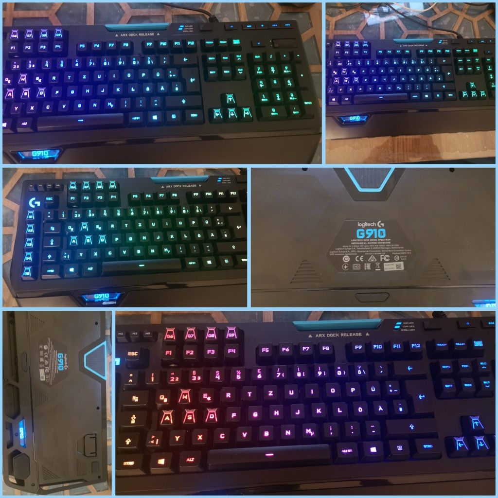 Продавам лот от клавиатури   Logitech G G910 , Red Dragon Shiva , и др