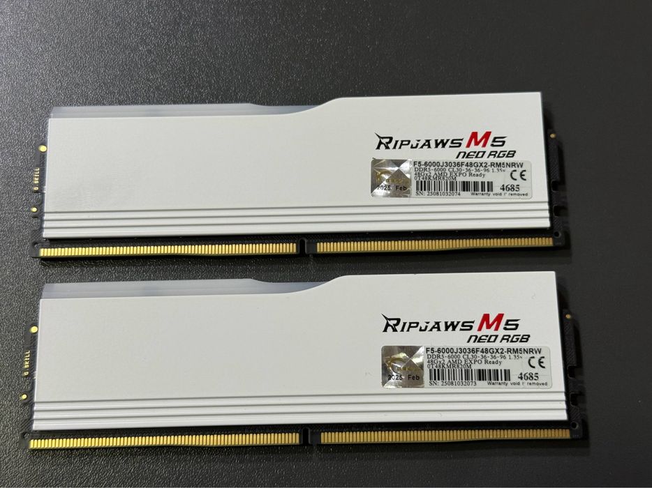 Оперативкани хакикийси келди 96GB 6000MHZ