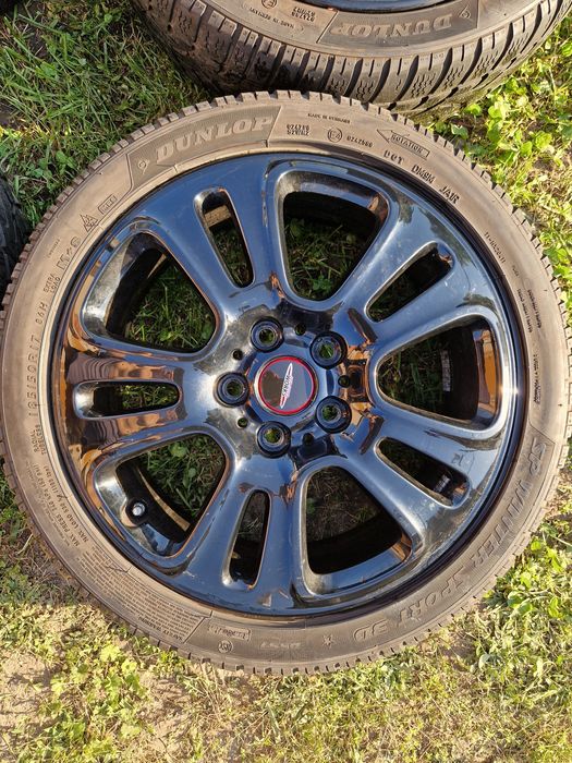 Roți iarnă, jante originale Mini Cooper, John Cooper Works, 185 50 17