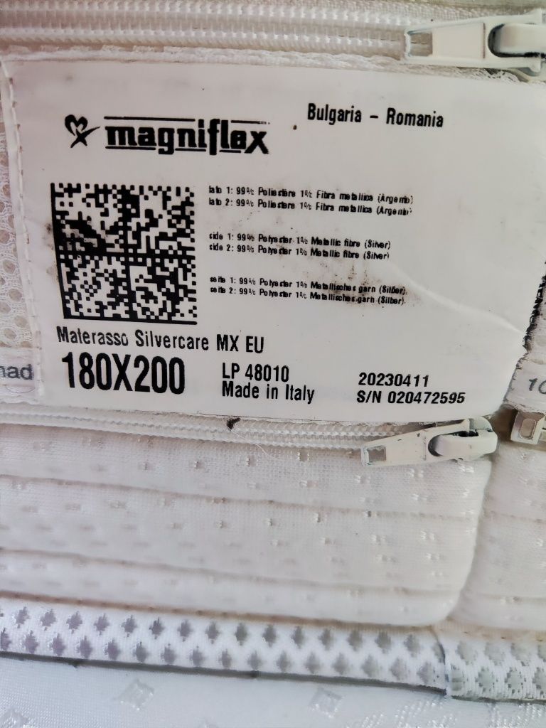 Двулицев матрак Magniflex Silvercare 180/200