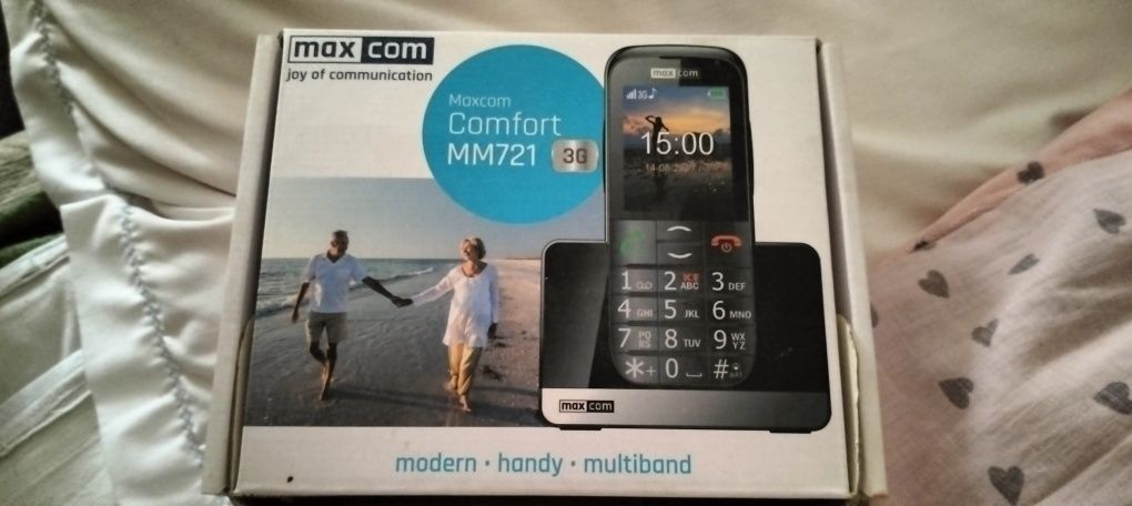 Telefon cu butoane nou maxcom mm721 3g
