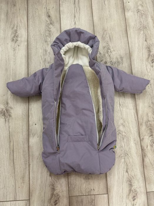 Конверт зимний на овчине Сонный гномик