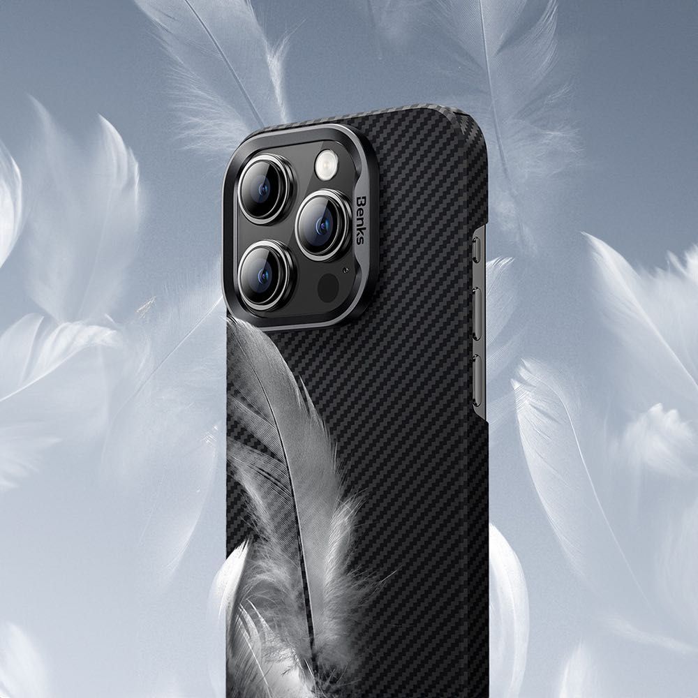 Кевларен кейс Benks Armor Air Kevlar с MagSafe за iPhone 16 Pro/Max