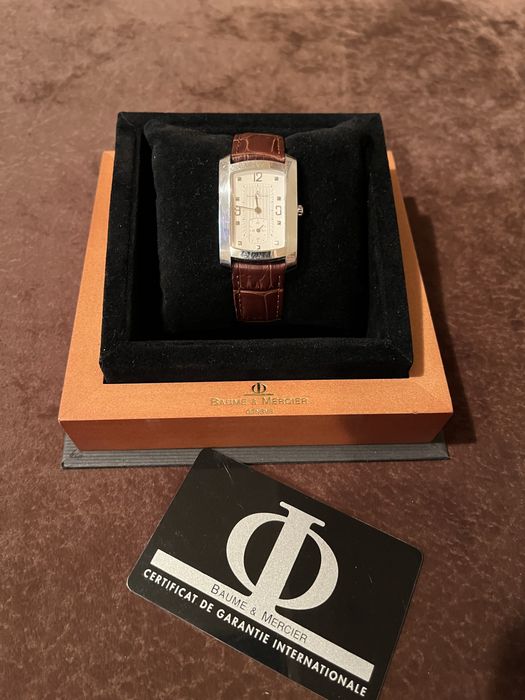 Златен часовник Baume&Mercier Hampton 18k White Gold