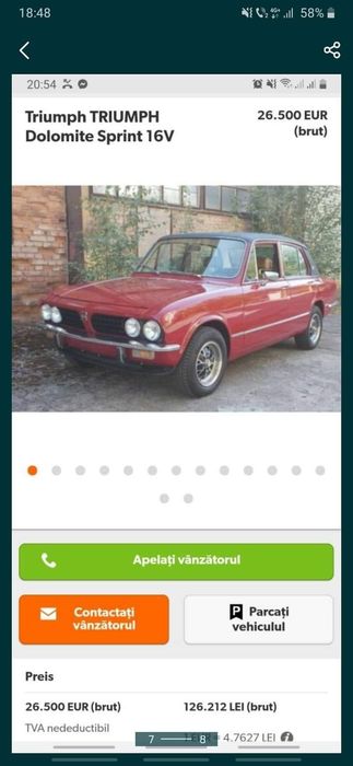 TRIUMPH Dolomite Sprint 16V Variante