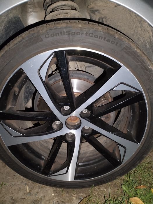 Jante pe 18 pentru audi, Skoda, w,cu anvelope Continental dot 2025