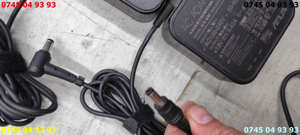 alimentator incarcator asus 19v 3.42A cablu priza inclus mufa 5mm