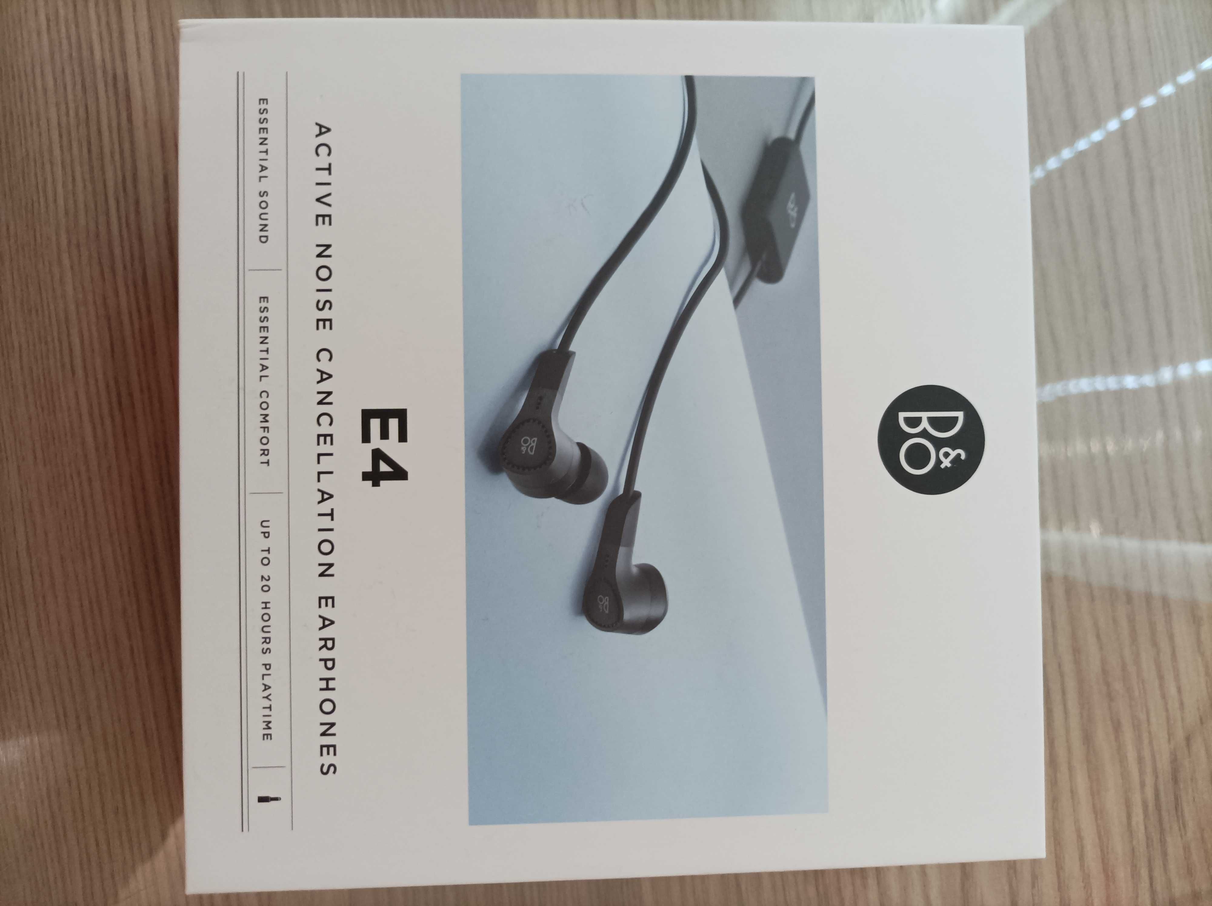 Bang & Olufsen E4 active noise cancellation earphones
