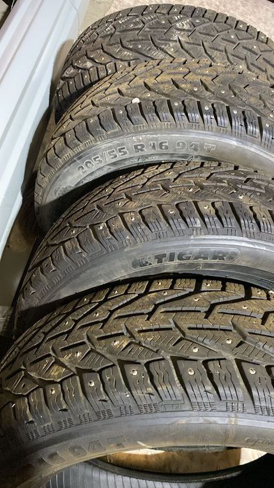 205 55 р16 қысқы зима  2 ай салынган тек