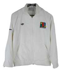 Geaca Barbati Adidas vintage anii 80-90 marimea XL Alba BW72