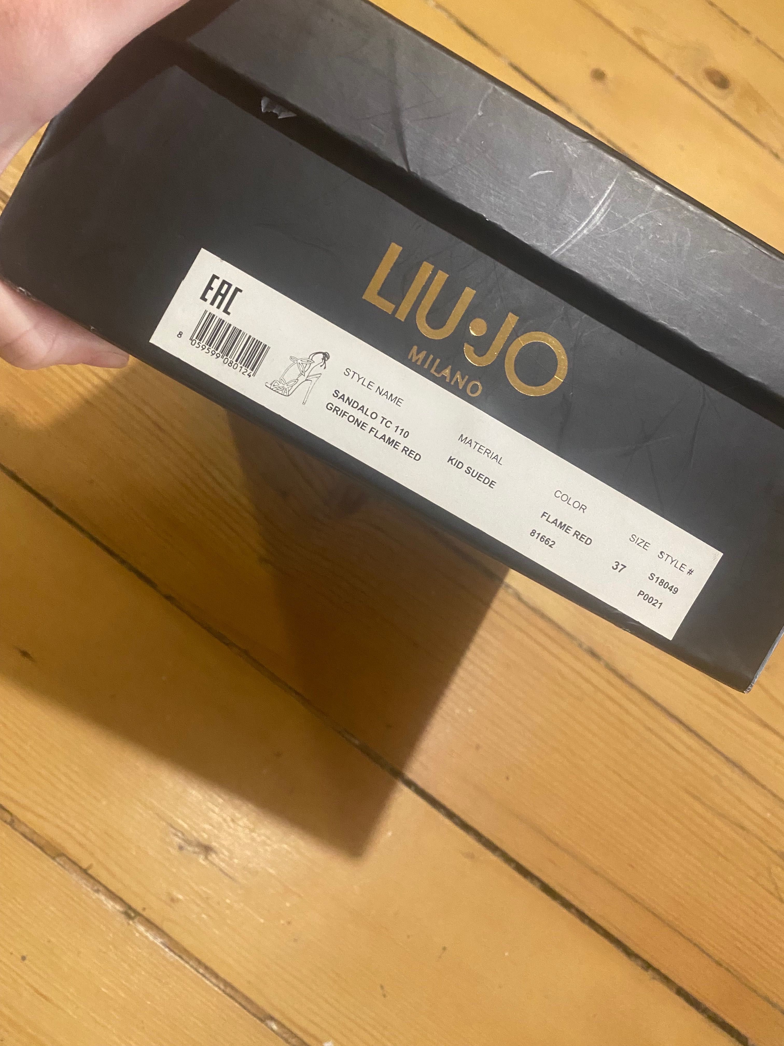 Сандали liu jo велур нови с кутия 37 номер